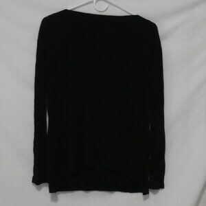 JOE FRESH | small | Black Long Sleeve Pullover Shirt